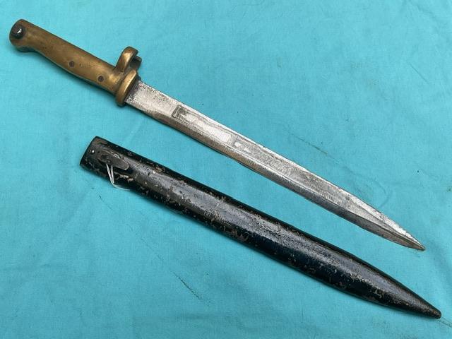 Brass Hilted Erzatz bayonet