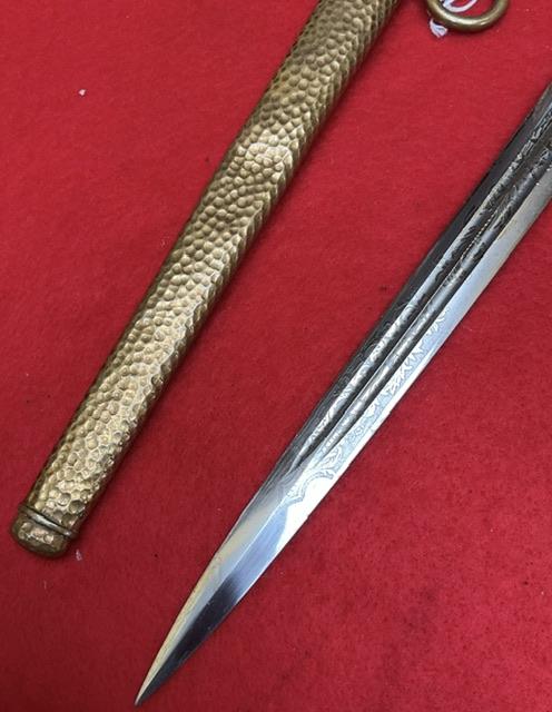 Sailing Ship Alcosso Navy Dagger