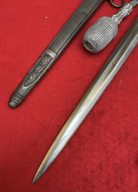Black Handled Luftwaffe Dagger by Klass