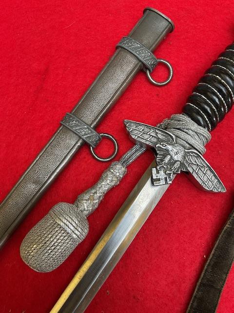 Black Handled Luftwaffe Dagger by Klass