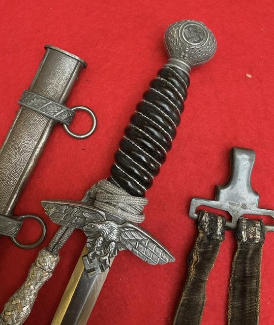 Black Handled Luftwaffe Dagger by Klass