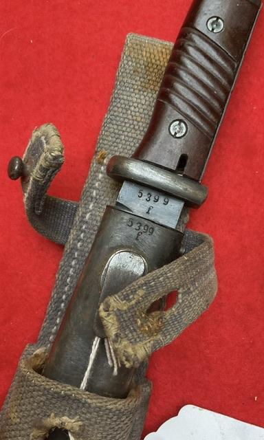 Matching number K98 with Rare Luftwaffe Frog