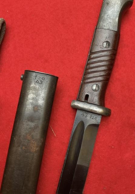 Matching number K98 with Rare Luftwaffe Frog